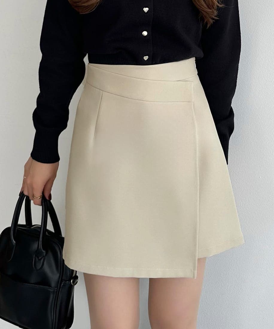 callautia　ラップスカート風ショートパンツ