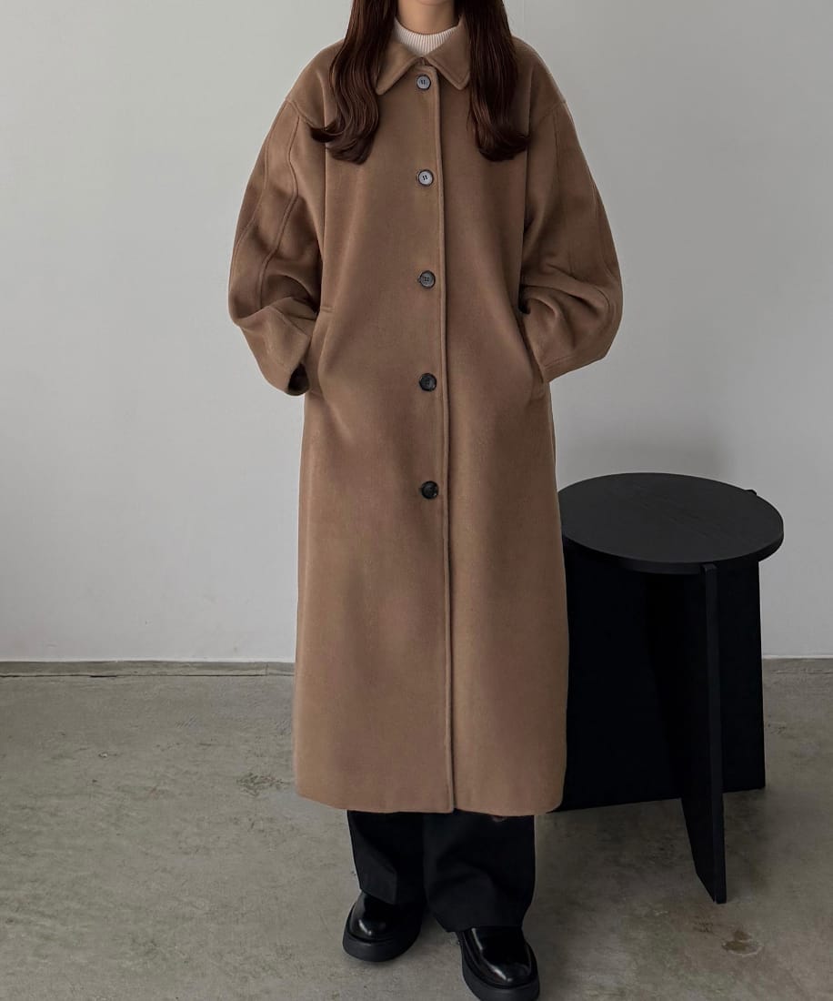 大人綺麗に魅せる。万能アウター。フードファー付きショート