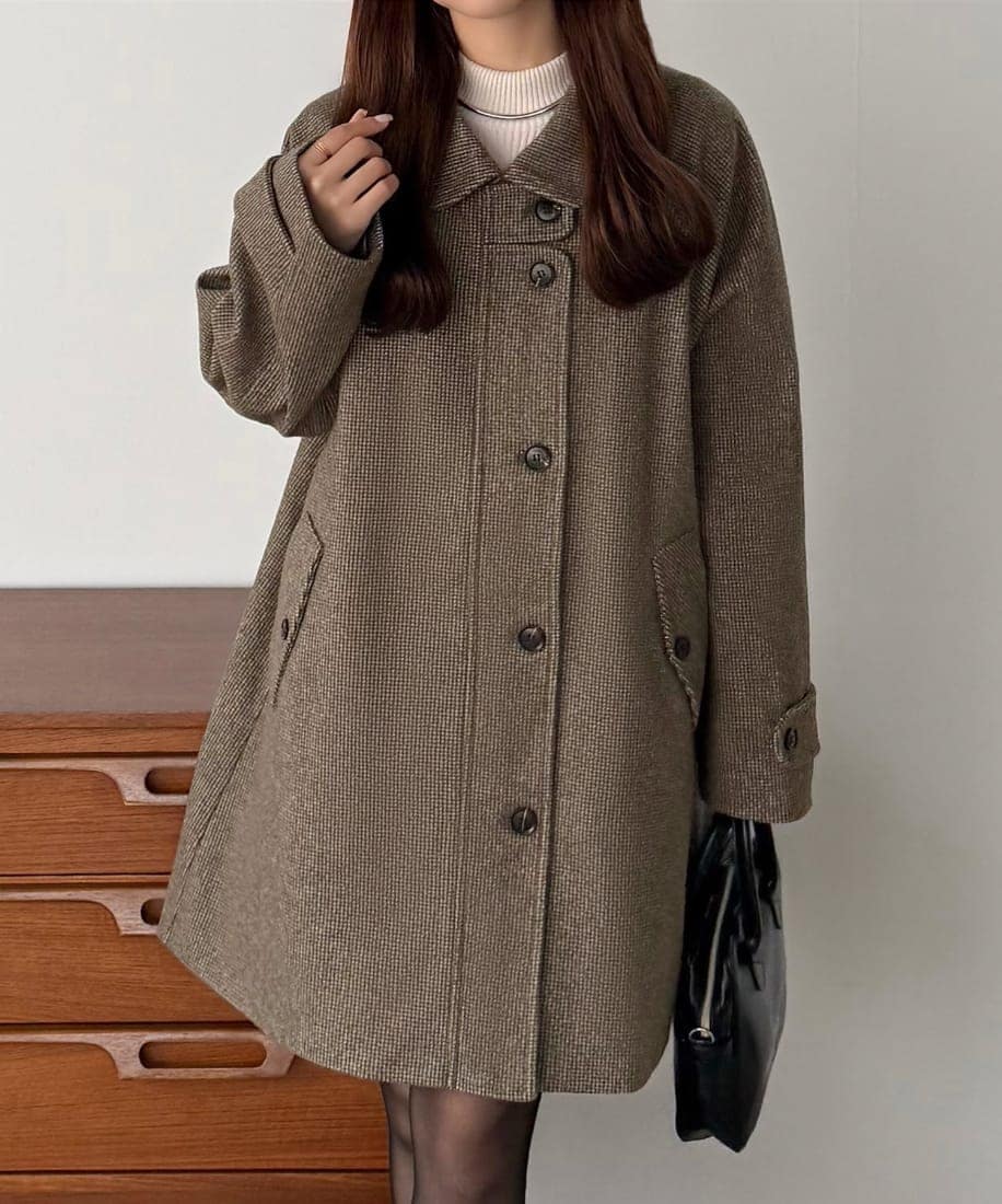 callautia ボアカラーミドルコート | カラウティア(callautia