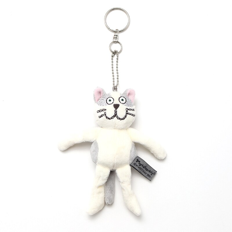 マンハッタナーズ　陶器製　ネコちゃんストラップとチャーム マンハッタナーズ 陶器製 ネコちゃんストラップとチャーム