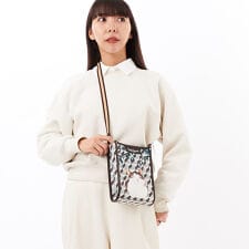 《雑誌掲載商品》【マンハッタナーズ】モノグラム　縦型ショルダーバッグ