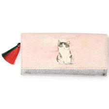 【和マンハッタナーズ】切房パース　ファスナー長財布