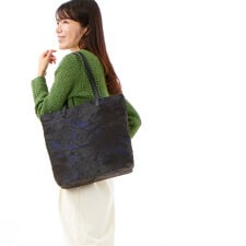 【マンハッタナーズ】ジャガードバッグ　Ａ４トートバッグ