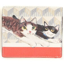 【マンハッタナーズ】モノグラムパース　二つ折りBOX財布