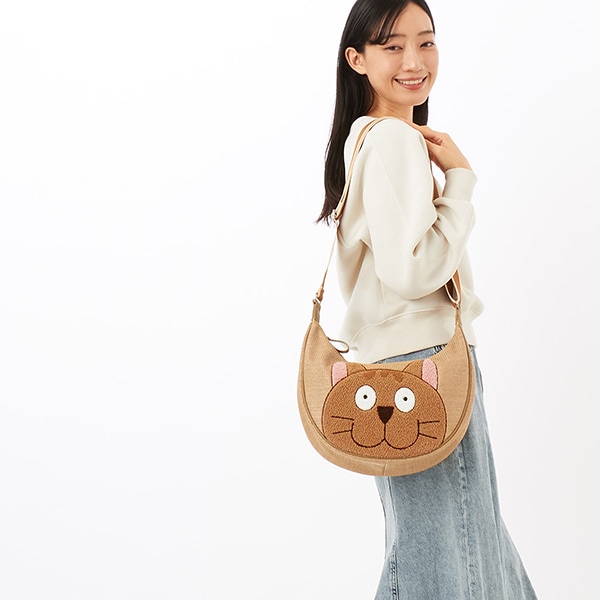 マンハッタナーズ　くたくたショルダー　ショルダーバッグ　トビミケ 雑誌掲載商品》【マンハッタナーズ】くたくたショルダー ショルダー