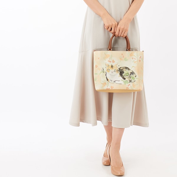 【和マンハッタナーズ】かすみ　２ＷＡＹ手提げバッグ