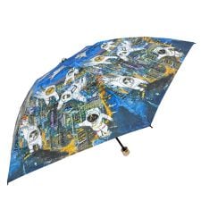 【マンハッタナーズ】晴雨兼用折りたたみ傘