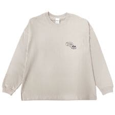 《雑誌掲載商品》【マンハッタナーズ】アートロングＴシャツ　ワイドＭサイズ　「マンハッタン・スケッチ」