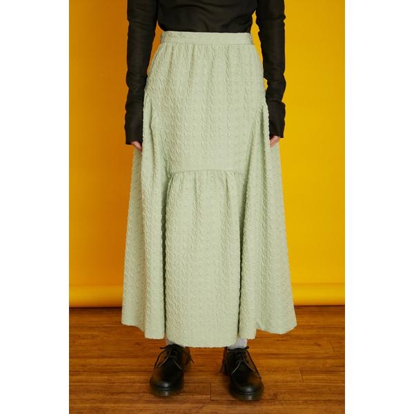 Jacquard volume skirt | ヘリンドットサイ(HeRIN.CYE) | 530FSM31