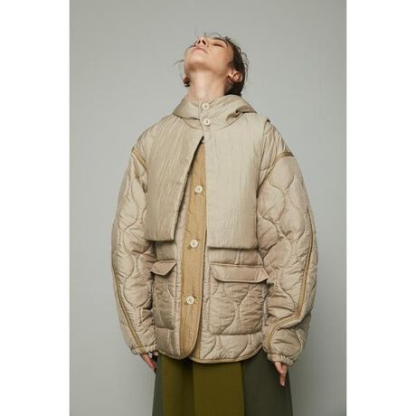 Vest layered blouson | ヘリンドットサイ(HeRIN.CYE) | マルイウェブ 