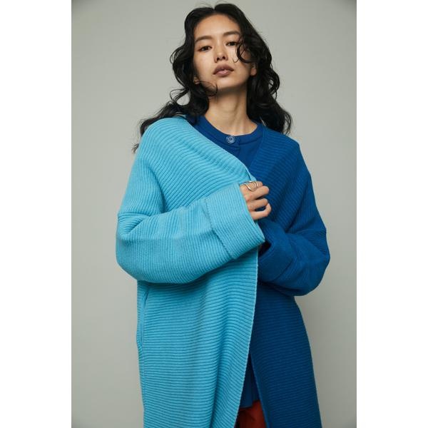 Color block haori | ヘリンドットサイ(HeRIN.CYE) | 530FAM70-0390