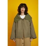 Cup shoulder short coat | ヘリンドットサイ(HeRIN.CYE) | マルイ 