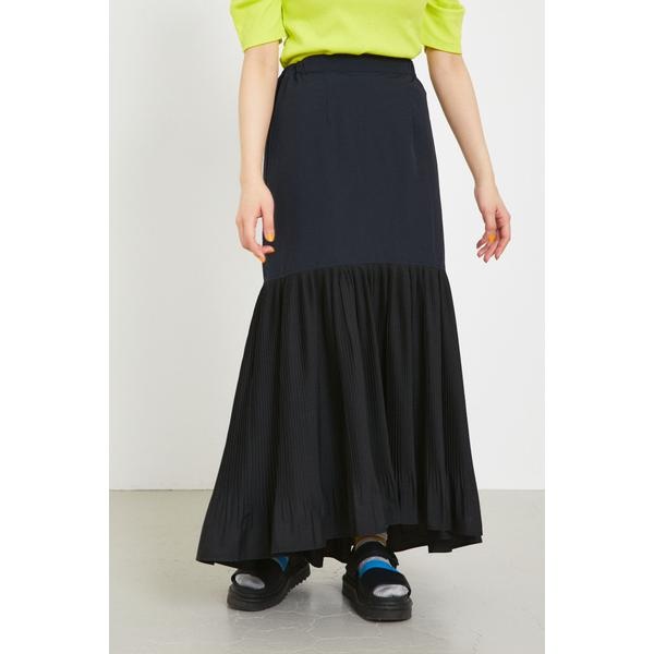 Pleated hem SK | ヘリンドットサイ(HeRIN.CYE) | 530FSM31-0910