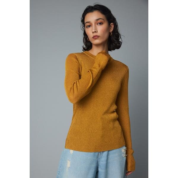 HeRIN.CYE - ヘリンドットサイ　リブニット Glitter rib tops | ヘリンドットサイ(HeRIN.CYE) | マルイ