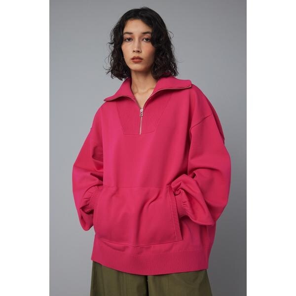 Boy friend half zip tops | ヘリンドットサイ(HeRIN.CYE