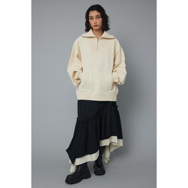 HeRIN.CYE Boy friend half zip tops 完売品 Boy friend half zip tops | ヘリンドットサイ(HeRIN.CYE