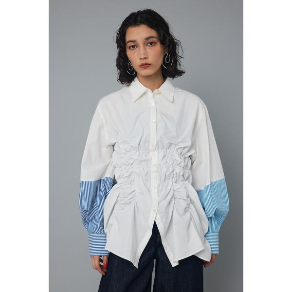 Shirring shirt | ヘリンドットサイ(HeRIN.CYE) | 530GAM30-0500