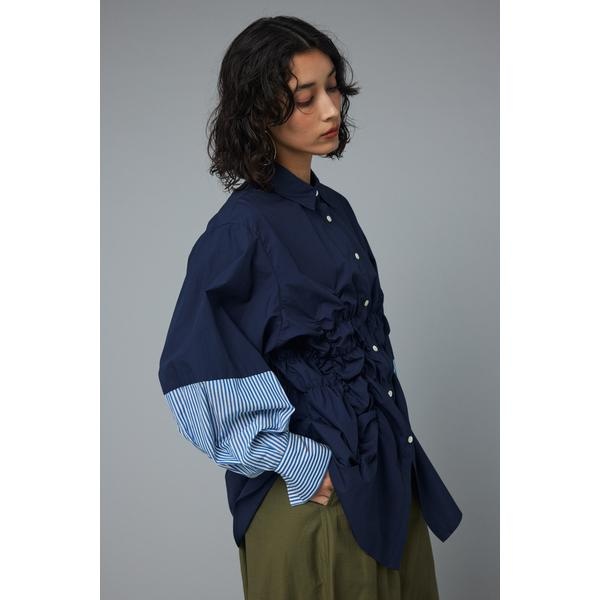 Shirring shirt | ヘリンドットサイ(HeRIN.CYE) | 530GAM30-0500