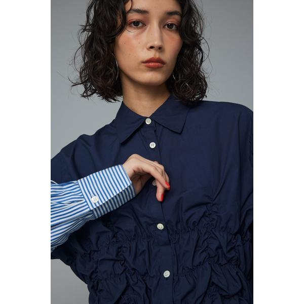 Shirring shirt | ヘリンドットサイ(HeRIN.CYE) | 530GAM30-0500