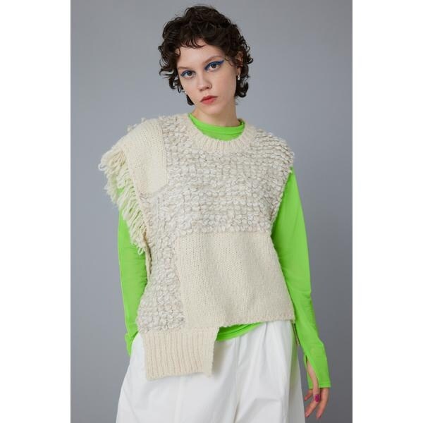 「#期間限定」のおすすめ人気ランキング | vest knit Scale ヘリンドットサイ(HeRIN.CYE) マルイウェブ | トップス