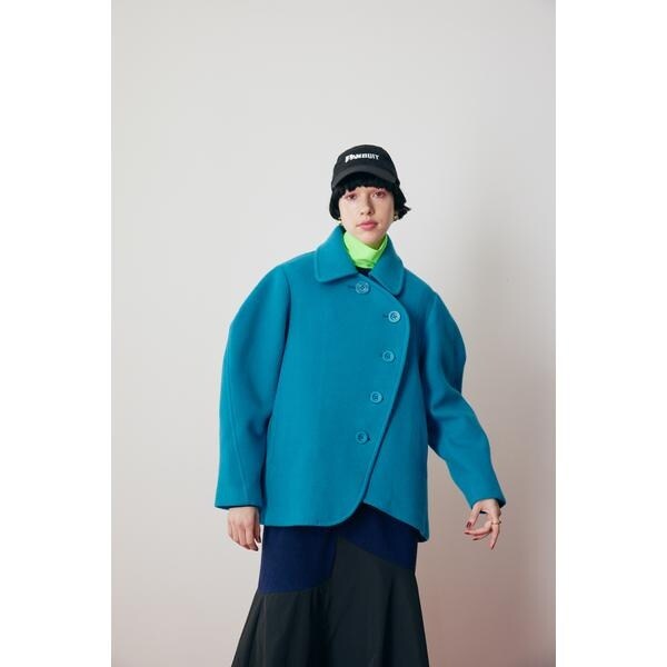 Round body wool coat | ヘリンドットサイ(HeRIN.CYE) | マルイ