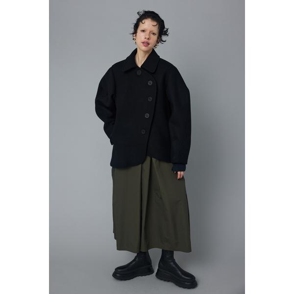 Round body wool coat | ヘリンドットサイ(HeRIN.CYE) | 530GAM30-1420