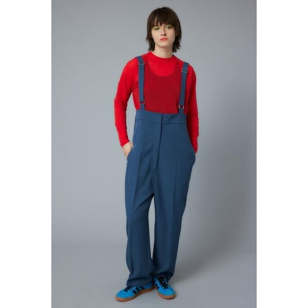 HeRIN.CYE センタープレスサスペンダーパンツ HeRIN.CYE Center press suspender pants O/WHT1 -靴