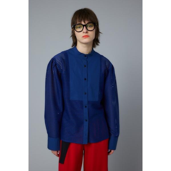 HeRIN.CYE（ヘリンドットサイ）の「Frill asymmetry shirt (ﾌﾘﾙ