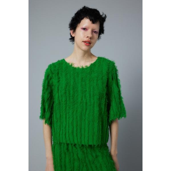 Fringe 2way knit tops | ヘリンドットサイ(HeRIN.CYE) | マルイ