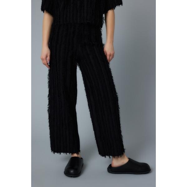 HeRIN.CYE | Fringe wide knit pants (パンツ ) |SHEL'TTER WEBSTORE