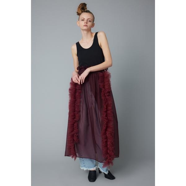 Sheer frill skirt | ヘリンドットサイ(HeRIN.CYE) | マルイウェブチャネル