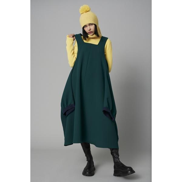 24AW　ヘリンドットサイ　コクーンドレス　ロングワンピース　長袖ノースリーブ 24AW ヘリンドットサイ コクーンドレス ロングワンピース 長袖