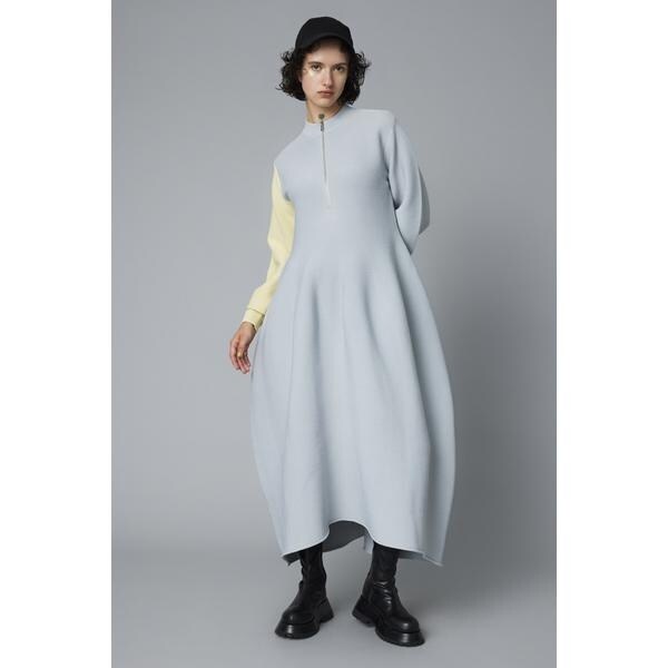 herin.cye box knit dress ニットワンピース ハイネック herin.cye box knit dress ニットワンピース ハイネック Front
