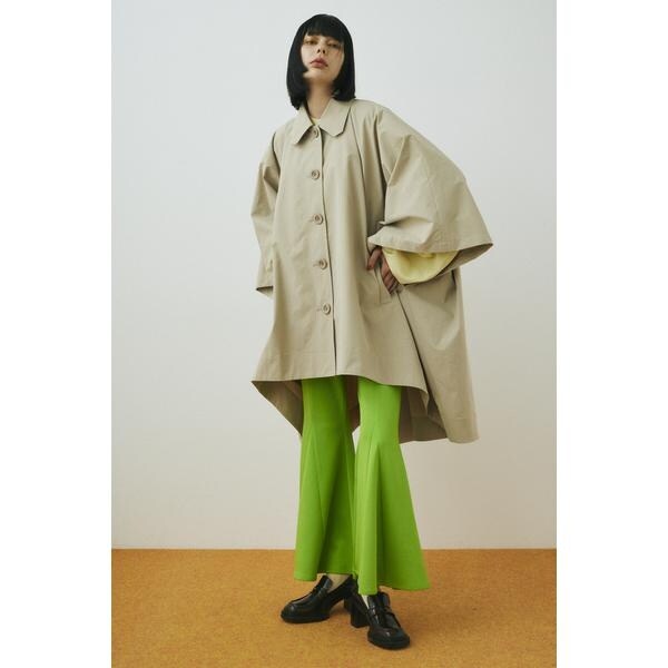 Flare sleeve over coat | ヘリンドットサイ(HeRIN.CYE