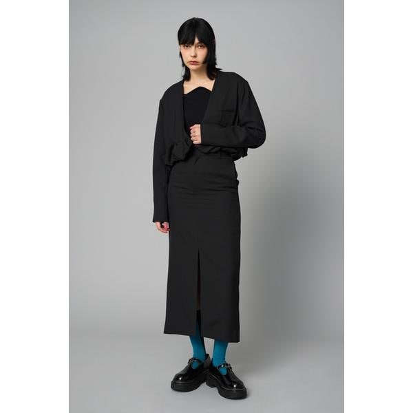 HeRIN.CYE Many gather skirt 38サイズ Tight skirt | ヘリンドット