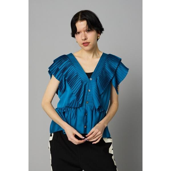 2way pleats blouse | ヘリンドットサイ(HeRIN.CYE) | マルイウェブ