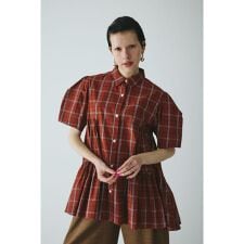 Side gather Aline blouse