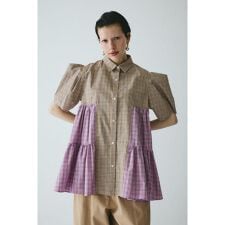 Side gather Aline blouse