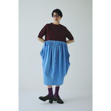 Cut docking shirt dress