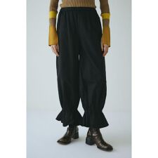 Frill hem balloon pants
