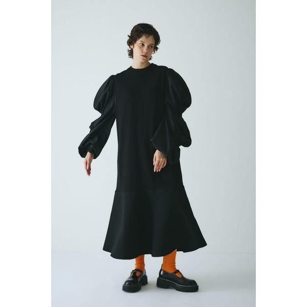 pppHERIN.CYEヘリンドットサイ赤バルーンデザインワンピースロング HeRIN.CYE｜ヘリンドットサイのワンピース通販 - ZOZOTOWN