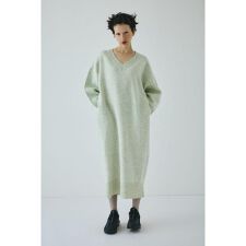 V neck knit one piece