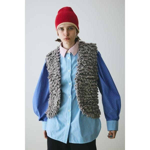 [�}���C]Pocopoco vest/�w�����h�b�g�T�C�iHeRIN.CYE�j GRY