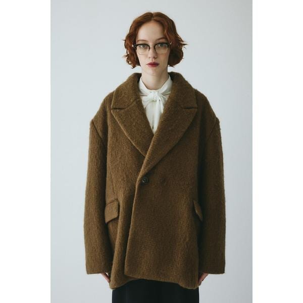 Round body wool coat | ヘリンドットサイ(HeRIN.CYE) | マルイウェブ
