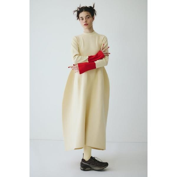 Many gather hem dress | ヘリンドットサイ(HeRIN.CYE) | マルイウェブ