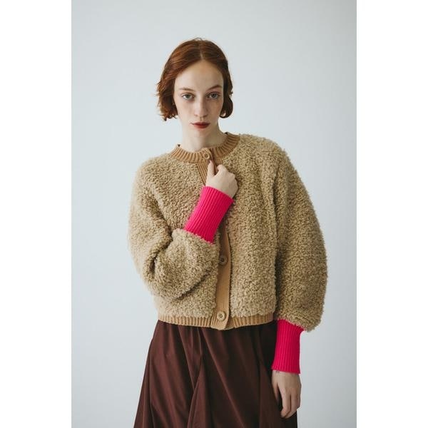 HeRIN.CYE ヘリンドットサイ　マウンテンスリーブカーディガン HeRIN.CYE ヘリンドットサイ マウンテンスリーブカーディガン HeRIN