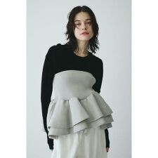 ［予約］Frill hem bustier