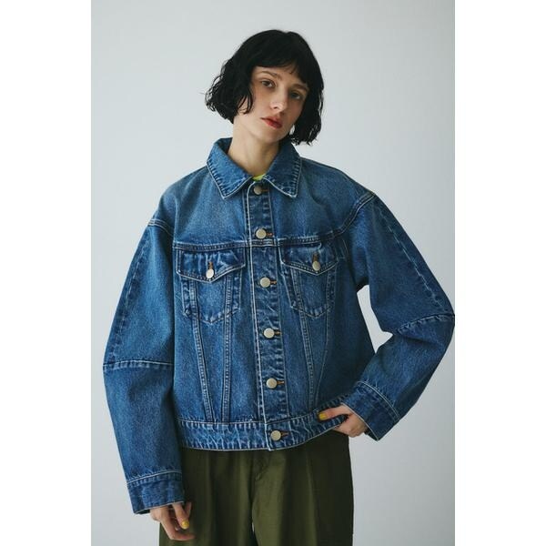 Round form denim jacket | ヘリンドットサイ(HeRIN.CYE) | マルイ