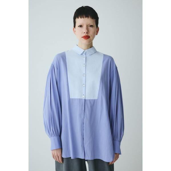 [�}���C]Round hem shirt/�w�����h�b�g�T�C�iHeRIN.CYE�j BLU