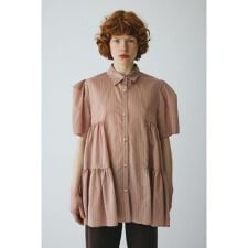 ［予約］Side gather A line shirt